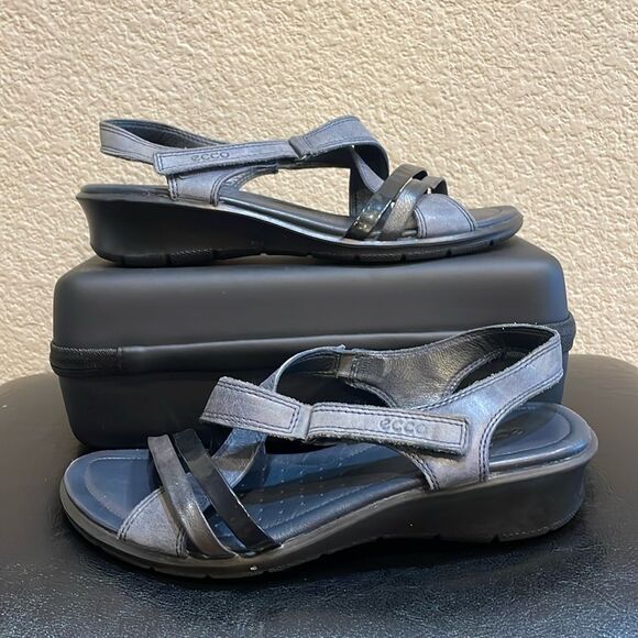 Ecco Felicia Wedge Sandals US 7 - Picture 1 of 9